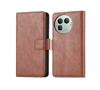 IMOSHION porta carte de luxe CUSTODIA A LIBRO per Realme Realme GT 8 Pro, Marrone