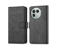 IMOSHION porta carte de luxe CUSTODIA A LIBRO per Realme Realme GT 8 Pro, Nero