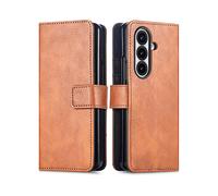 IMOSHION porta carte de luxe CUSTODIA A LIBRO per Samsung Samsung Galaxy Z Fold 7, Marrone