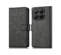IMOSHION porta carte de luxe CUSTODIA A LIBRO per Xiaomi Xiaomi 15T Pro, Nero