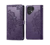 IMOSHION porta carte Mandala CUSTODIA A LIBRO per Fairphone 6, Viola