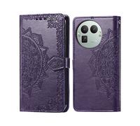 IMOSHION porta carte Mandala CUSTODIA A LIBRO per Realme GT 8 Pro, Viola