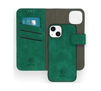 IMOSHION rimovibile 2 in 1 Luxury Book Cover per Apple iPhone 14, Verde scuro