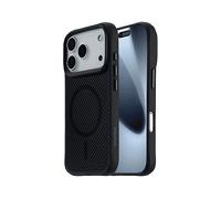 IMOSHION Rugged Hybrid Carbon COVER per Apple iPhone 17 Pro, Nero