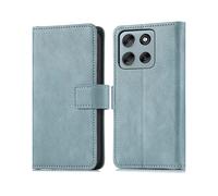IMOSHION SH00088311 CUSTODIA A LIBRO per Motorola Moto G86 Power, Azzurro