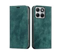 IMOSHION Slim Bookcase Cover per Motorola Motorola Edge 70 Fusion, Verde