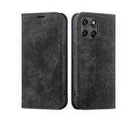 IMOSHION Slim Bookcase Cover per Motorola Motorola Moto G77, Nero