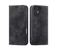 IMOSHION Slim Bookcase CUSTODIA A LIBRO per Fairphone Fairphone 6, Nero