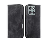 IMOSHION Slim Bookcase CUSTODIA A LIBRO per Motorola Motorola Moto G56, Nero