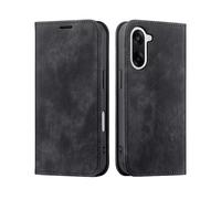 IMOSHION Slim Bookcase CUSTODIA A LIBRO per OnePlus OnePlus Nord CE5, Nero