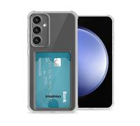 IMOSHION Softcase Backcover con portacarte 2.0 Cover per Samsung Samsung Galaxy S23 FE, Trasparente