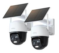 Imou 2K Kit Telecamere Esterne con Pannello Solare, 360°PTZ, IP65, Pack2