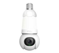Imou 2K Telecamera Lampadina WiFi Esterno per E26/E27 Portalampada, Telecamera WiFi Interno con Audio Bidirezionale, Rilevamento Umano/Auto, Visione Notturna A Colori Privacy Modalità