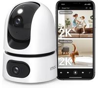 Imou 3K(3MP+3MP) Telecamera WiFi Interno con Doppia Lente, 360°PTZ (D2I)