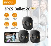 IMOU 3PCS Bullet 2C 5MP Wifi Camera Resistente alle intemperie AI Rilevazione umana Telecamera IP di sorveglianza esterna Commercio all'ingrosso