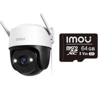 Imou 4MP Telecamera Wi-Fi Esterno Visione Notturna a Colori, Telecamera WiFi da Esterno 360°, Tracciamento Intelligente, Rilevamento Umano/Veicolo, con Scheda di Memoria microSDXC 64 GB
