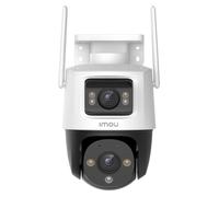 Imou Crusier DUAL 6MP (3MP+3MP) Telecamera Wi-Fi Esterno Doppio Obiettivo, 360°PTZ Videocamera Sorveglianza Esterno con Visione Notturna a Colori, Rilevamento Umano/Veicoli, IP66, Tracciamento Intelli