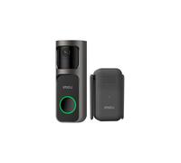 Imou doorblell 2s 2k kit campanello wi-fi wireless, batteria 5000mah, lente 2,3mm, campo visivo 166