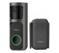 Imou doorblell 2s 2k kit campanello wi-fi wireless, batteria 5000mah, lente 2,3mm, campo visivo 166