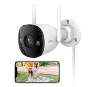 IMOU IPC-F42P Bullet 2C Outdoor Smart Security Camera, 4MP, Bianco