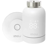 Imou Kit Termostato. Comprende hub ZG2-EU e valvola TRV1, La valvola TRV1 viene fornita con 6 adattatori di montaggio, rilevamento finestra aperta, pr Imou