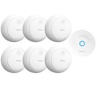 Imou Set di Rilevatore di Fumo Collegato con Stazione Zigbee, 7pz