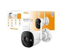 Imou Bullet 3 3MP/2K da esterno. Visione notturna Full Color, Rilevamento Umano con Faretto e Sirena, Audio Bidirezionale, ottica 2.8MM, IP67