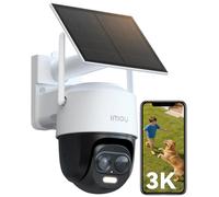 Imou Telecamera Esterna 3K 5MP con Pannello Solare 360°PTZ WiFi Batteria 5000mAh
