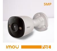 CAMERA POE BULLET 5MP ESTERNO AI 3.6MM/IR30/IP67/SD/MIC SPOTLIGHT