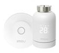 Imou Kit Termostato. Comprende hub ZG2-EU e valvola TRV1, La valvola TRV1 viene fornita con 6 adattatori di montaggio, rilevamento finestra aperta, pr Imou