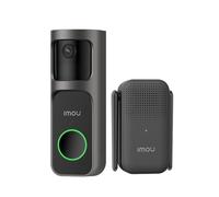 Imou doorblell 2s 2k kit campanello wi-fi wireless, batteria 5000mah, lente 2,3mm, campo visivo 166