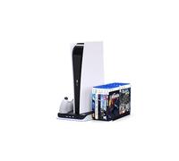 Imp Gaming DLX Twin Charging Tower With Cooling Fans & Game Storage Stand PlaySt
