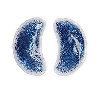 Impacchi di Ghiaccio in Gel per gli Occhi, Cuscinetti per gli Occhi Rinfrescanti Riutilizzabili e Bende Sotto gli Occhi, Cura della Pelle degli Occhi Caldi e Freddi per Occhi (Blu)