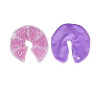 Impacchi di ghiaccio riutilizzabili per il seno, coppette assorbilatte calde e fredde. Cuscinetto in gel rinfrescante per capezzoli e copertura in tessuto. Impacchi di ghiaccio (Viola)
