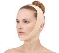 Impacco al Collagene per il Viso, Riutilizzabile e Regolabile Maschera Modellante Viso Maschera Avvolgente Traspirante al Collagene Adatta per la Casa i Viaggi e l'Uso Quotidiano