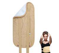 Impacco all'olio di ricino - Fascia per la cura del corpo in vita e collo | Fascia elastica per compresse di oli essenziali, anti perdita di olio, altamente assorbente per la salute del fegato e meno