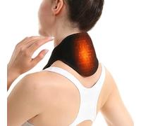 Impacco caldo termico elettrico - Tutore per il collo, cuscinetto riscaldante regolabile a 3 livelli | Collo riscaldato in poliestere | dal dolore lenitivo per la tensione muscolare | Terapia