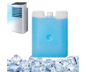 Impacco Di Ghiaccio Senza Acqua - Blocco Congelatore Riutilizzabile | Impacchi Freddi Con Scatola Termica Isolata Per Preservare La Freschezza, Ventola Di Raffreddamento 'aria E Raffreddamento Per