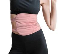 Impacco di olio di ricino | Fascia per la cura del corpo in vita e collo | Confezione di impacchi di olio di ricino altamente assorbenti, riutilizzabili con cinturino elastico, design anti-perdite d'o