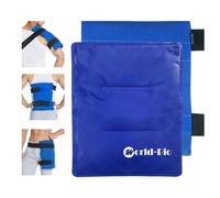 Impacco Ghiaccio Gel Riutilizzabile Extra Large Cuscinetti Terapia Caldo/Freddo