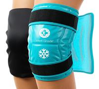 Impacco Ghiaccio Gel Riutilizzabile per Ginocchio Fascia a Doppio Tessuto con