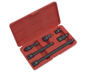 Impact Adattatore E Prolunga Set 6pc 1.3cmSq Drive AK5514 Sealey Nuovo