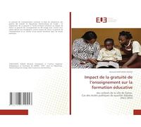 Impact de la gratuité de l’enseignement sur la formation éducative: des enfants de la ville de Goma Cas des écoles publiques du quartier Ndosho 2022-2023