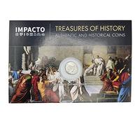 IMPACTO COLECCIONABLES Autentiche Monete dell'Antichità - 1 Denario d'argento della Repubblica Romana 509-27 BC. Certificato di Autenticità