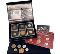 IMPACTO COLECCIONABLES | D-Day, Sbarco in Normandia, Collezione di 6 Monete Autentiche della Seconda Guerra Mondiale - Lotto Storico Originale in Scatola da Collezione con Certificato di Autenticità.