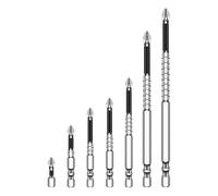 Impacts Driver Bits, Strong Screwdriver Drill, Long Lasting Heavy-Duty Design, Anti-Slip Tool Kit, 120g Weight, for Technical Engineers, Repair Enthusiasts, Home, Work, Holiday Use