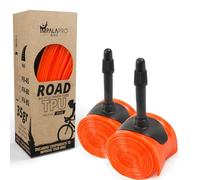 IMPALAPRO Camera d'aria TPU Bici da Corsa Ultraleggera 35g Spessore 0.25mm - Compatibile con Camera d'aria Bici da Corsa 700x18/23/25/28/30/32C Valvola Presta 45/65/85mm (2u 45mm 35g)