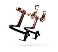 IMPALAPRO Portaborracce per bicicletta laterale MTB e strada ultraleggero 34 g (arancione 2pc)
