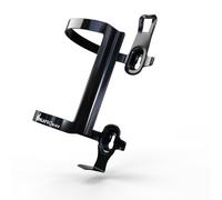 IMPALAPRO Portaborracce per bicicletta laterale MTB e strada ultraleggero 34 g (nero 1pc)