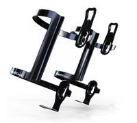 IMPALAPRO Portaborracce per bicicletta laterale MTB e strada ultraleggero 34 g (nero 2pc)